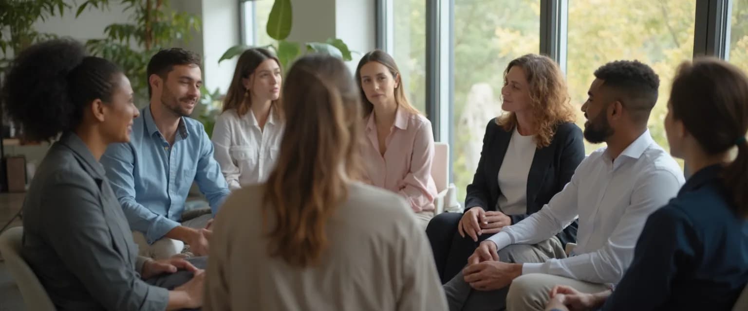 Workplace professionals practicing exercises that prove emotional intelligence can be learned