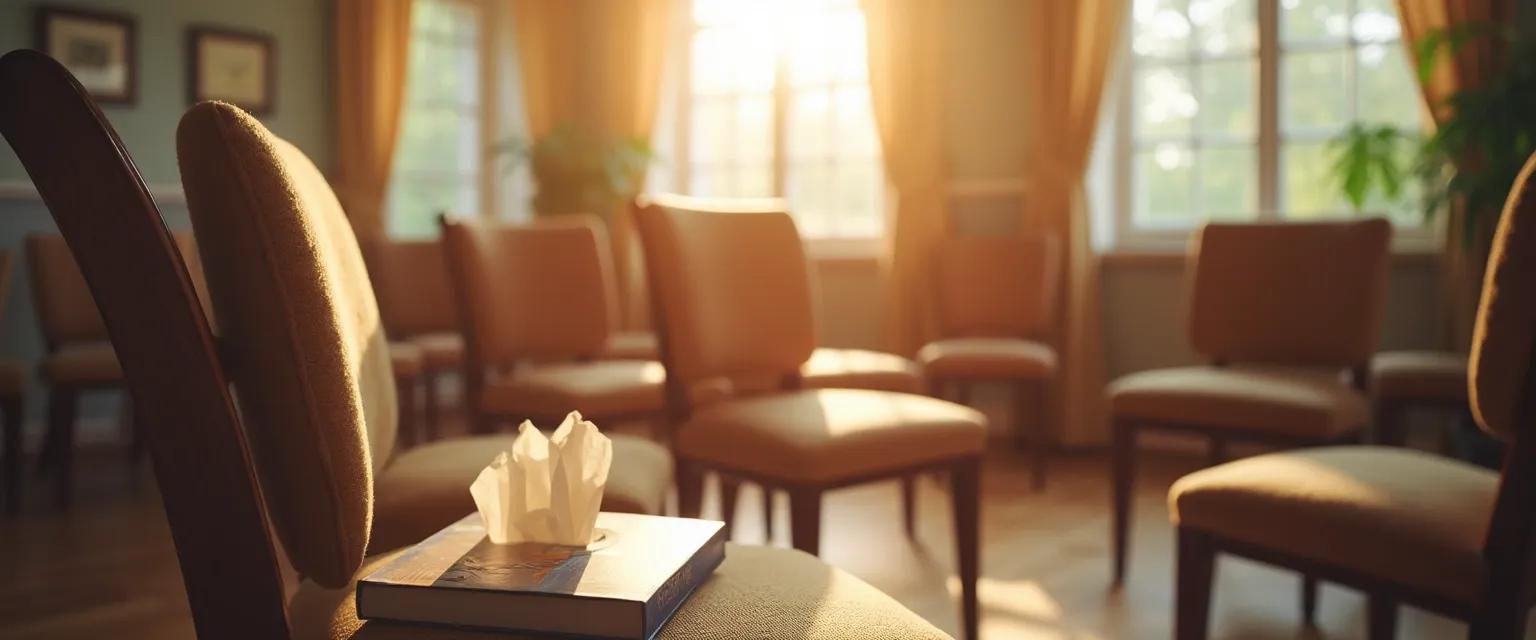 People attending their first GriefShare near me support meeting for grief recovery