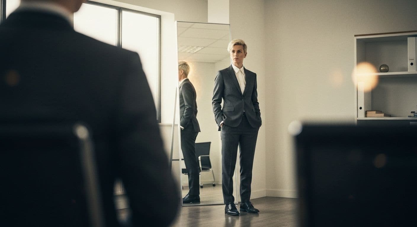 Professional using guide to self-awareness for career success and emotional intelligence development in workplace