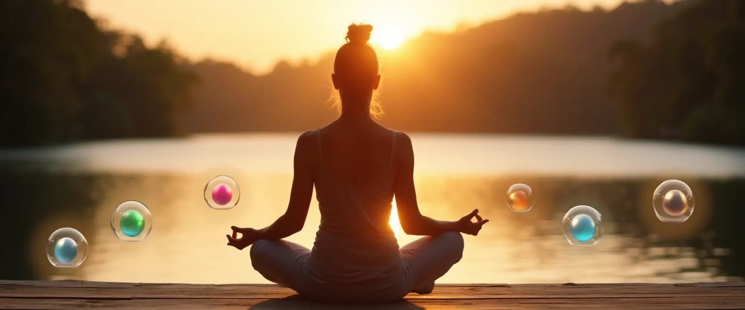 Person practicing self-guided mindfulness coach techniques for emotional balance