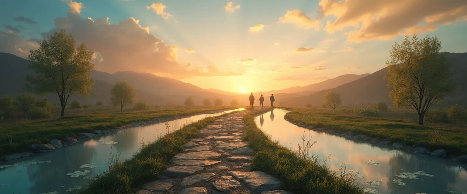 Visual representation of how self-awareness is a lifelong process across different decades