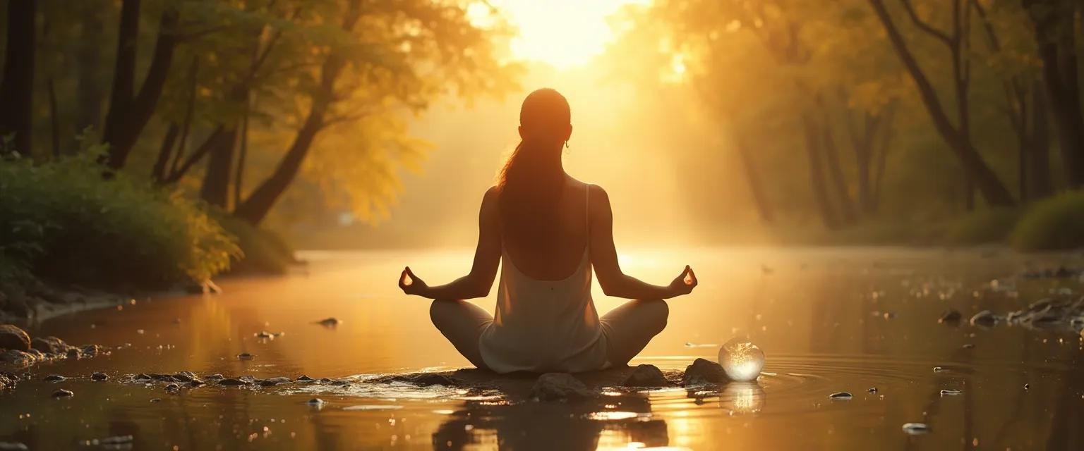 Person practicing self-awareness techniques during recovery without using a journal