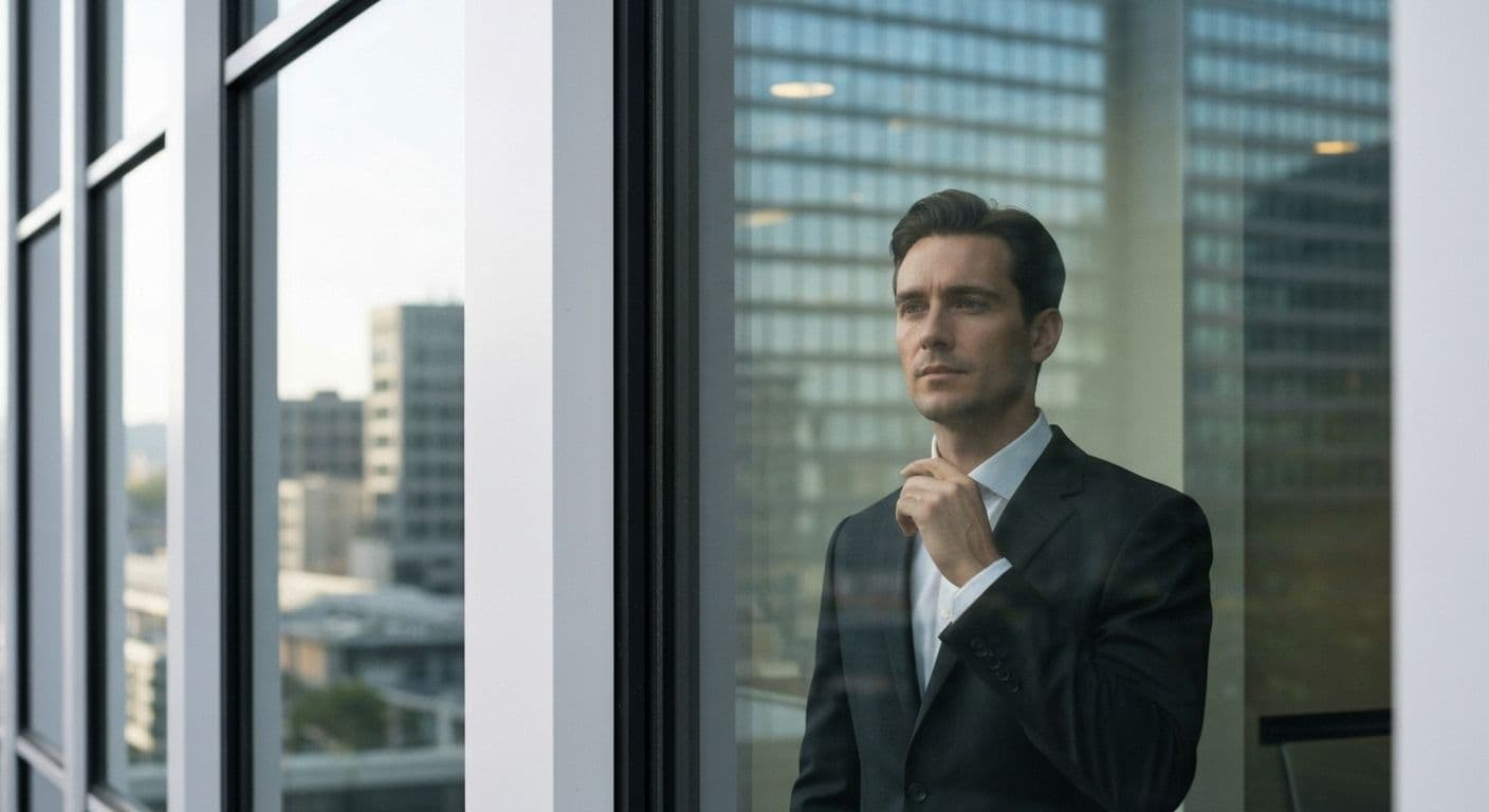 Professional reflecting on self-awareness and emotional intelligence for career success