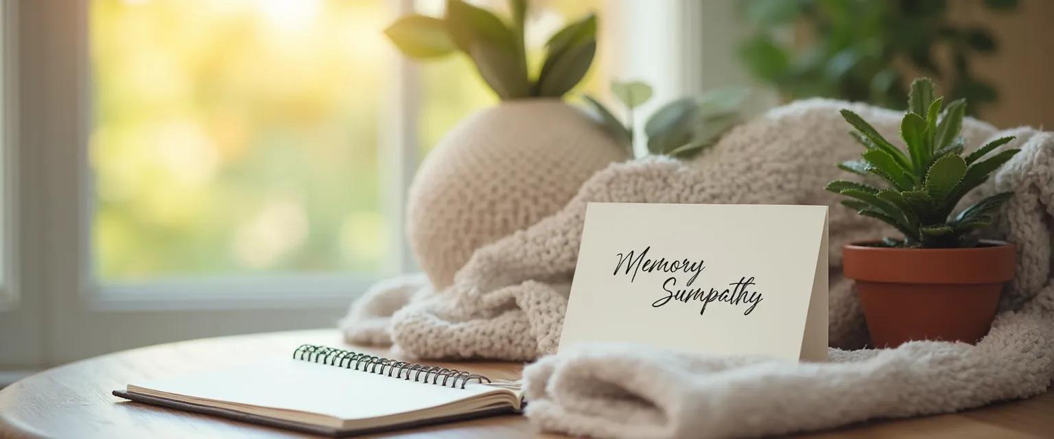 Thoughtful gift for someone who has lost a loved one providing comfort during grief