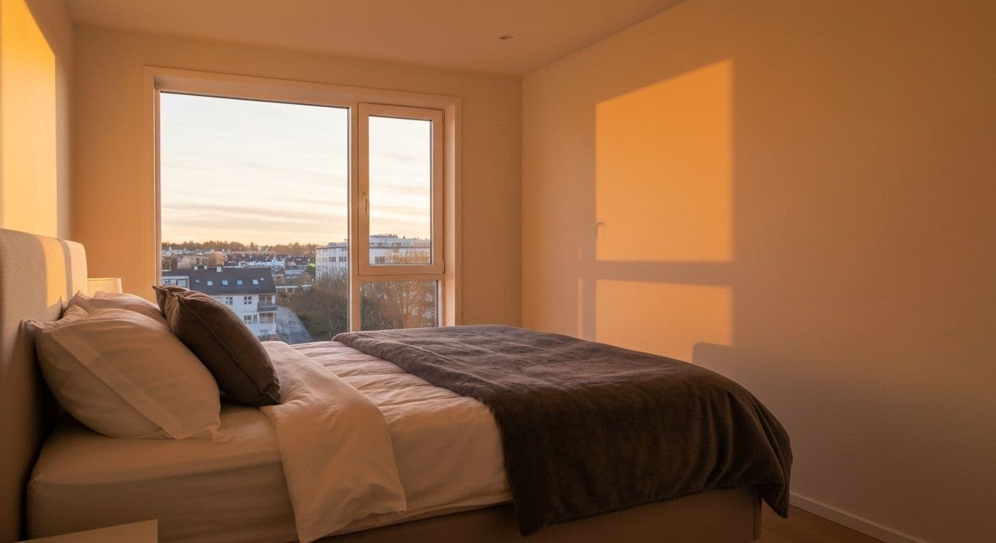 Person practicing calming evening routine while feeling sad after breaking up with someone