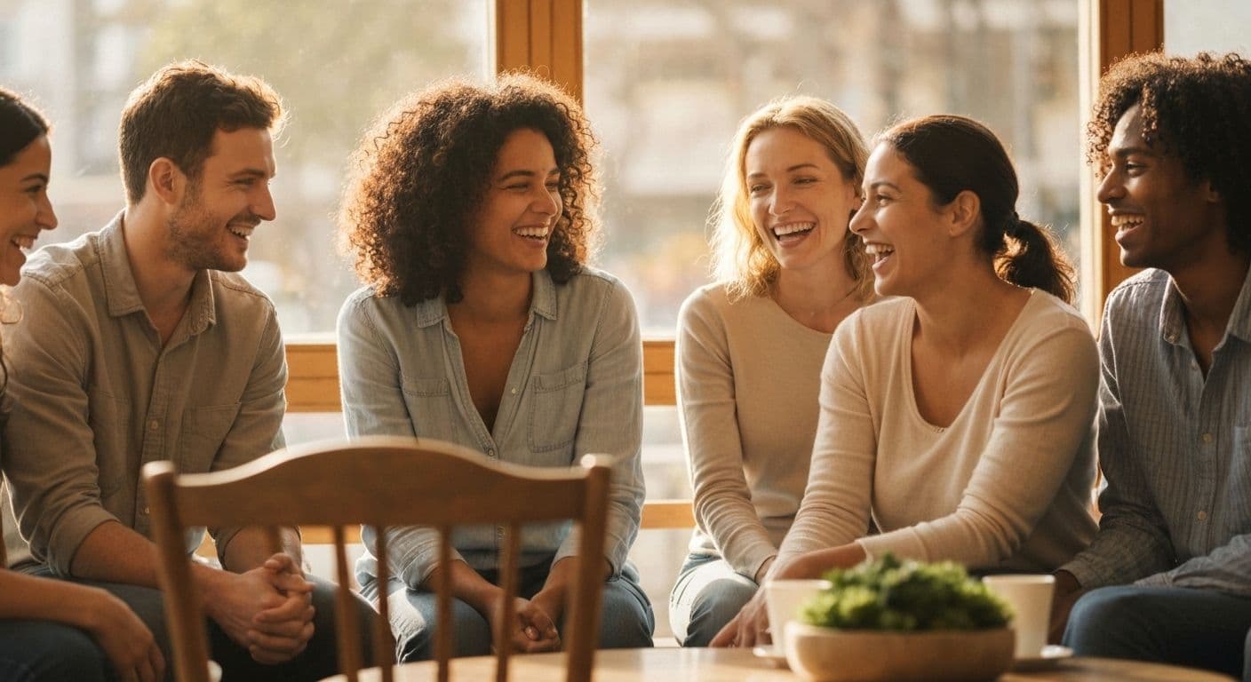 Two women having a supportive conversation about navigating female friendship breakups while protecting other friendships