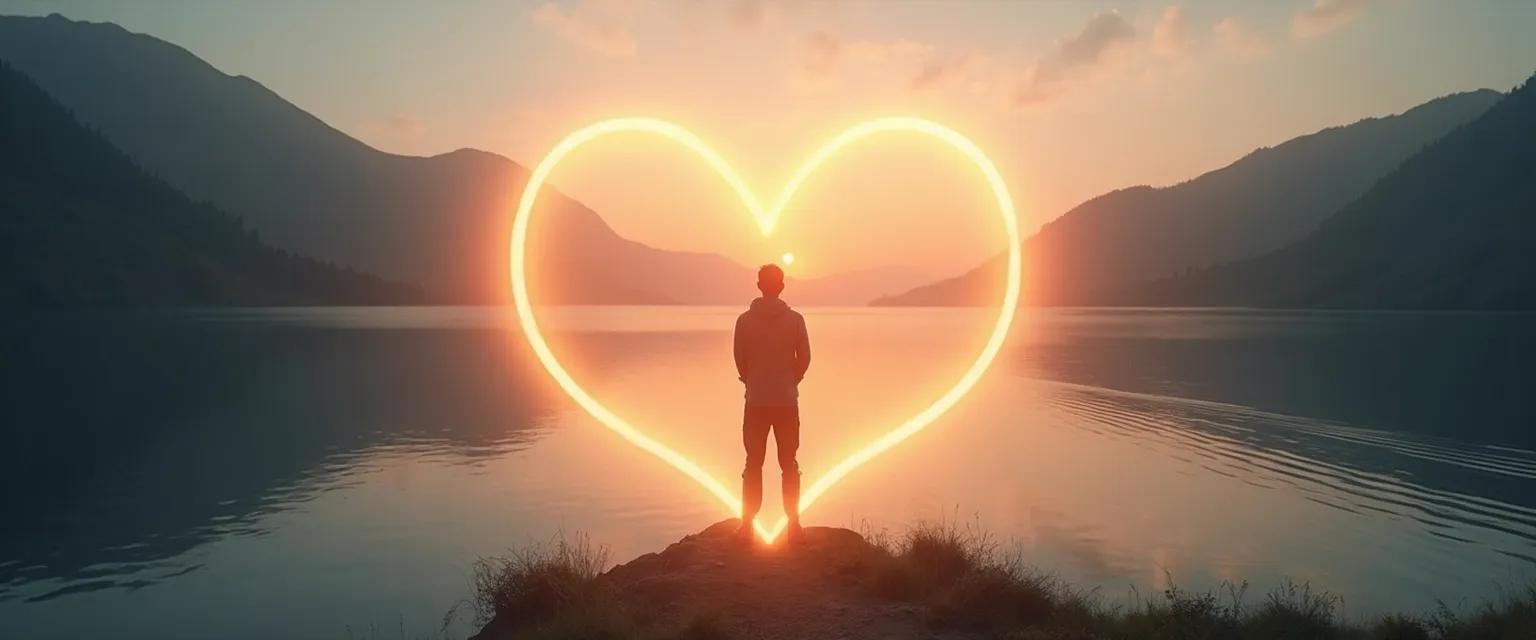 Person creating emotional boundaries after heartbreak for healing journey