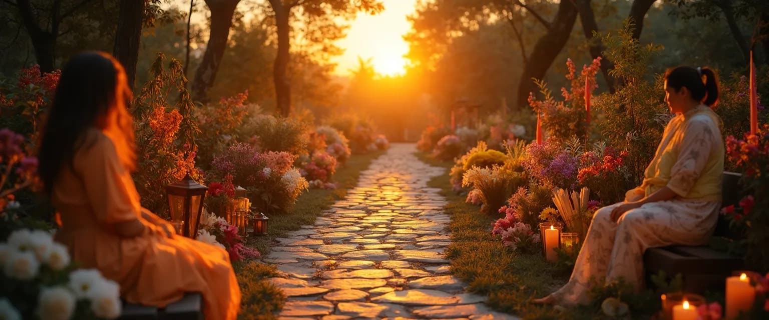 Diverse cultural mourning rituals helping people process the stages of grief after death