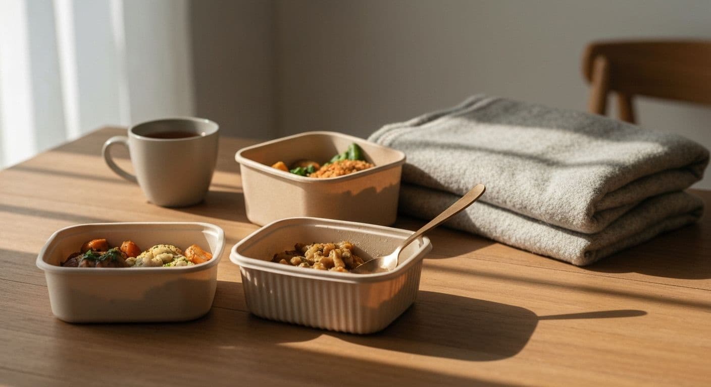 Practical gift for someone who's lost a loved one including meal delivery and support services