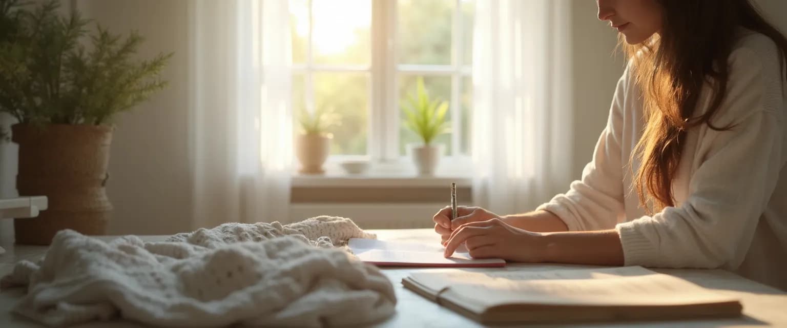 Person demonstrating the practicing mind while engaged in an everyday task