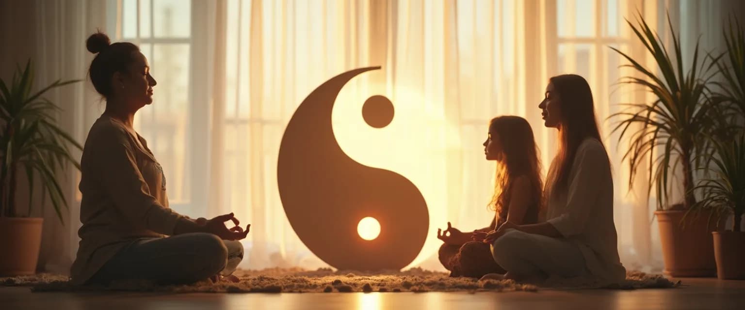 Person balancing social and self awareness while maintaining healthy relationships