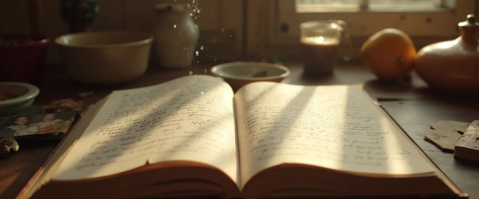 Memory recipe book as a thoughtful gift to give someone who is grieving