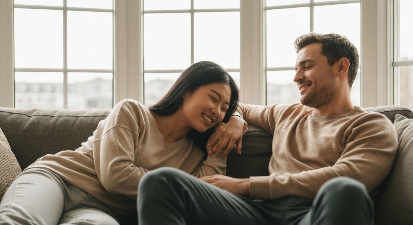 Two friends sitting together offering comfort, illustrating what to say when a friend loses a parent