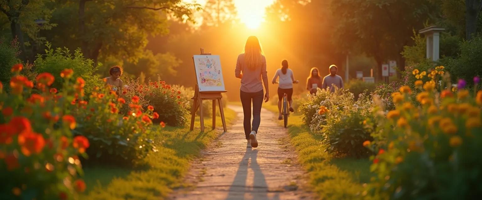Person engaging in extreme sports while moving on from a breakup