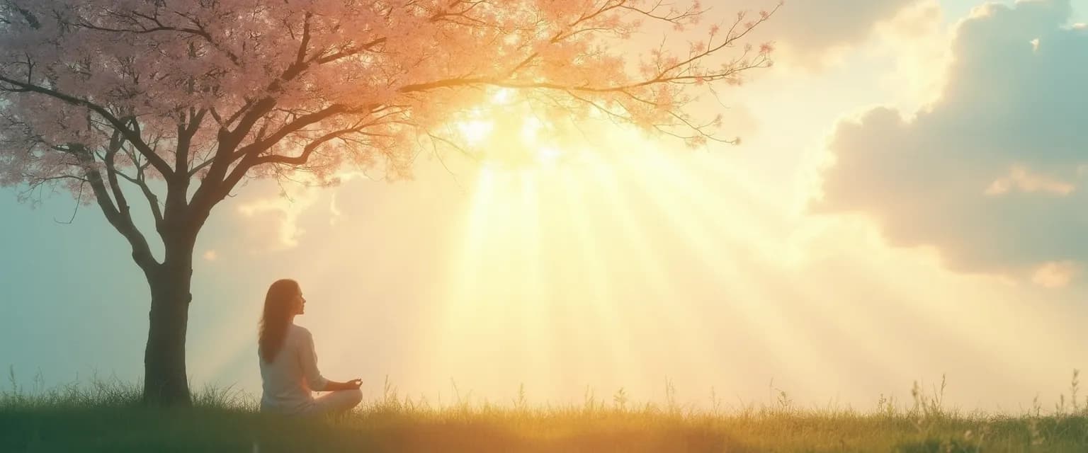 Five pillars of authentic happiness illustrated as stepping stones to wellbeing