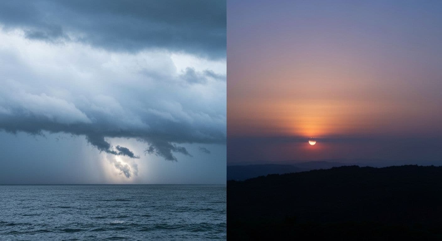 Visual representation showing how grief works differently in sudden loss versus expected death pathways