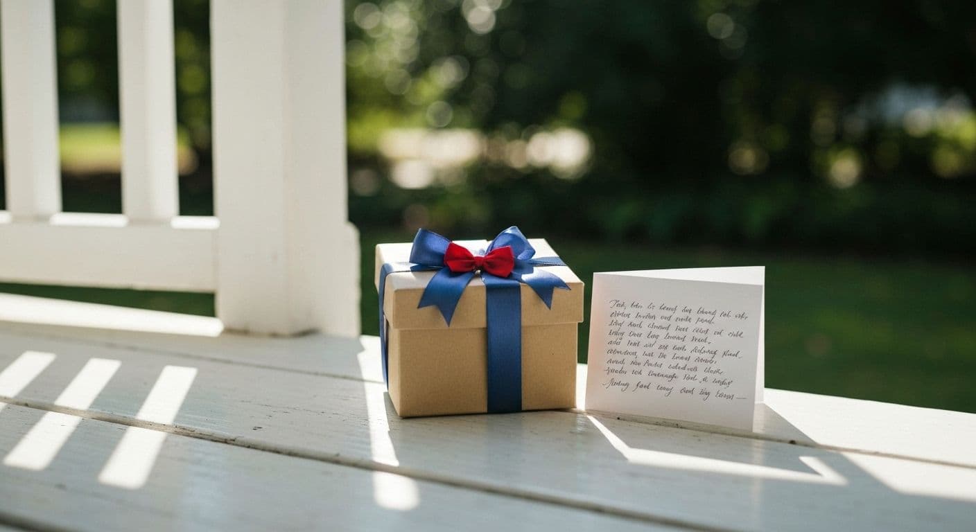 Thoughtful grief support gift box showing what to send someone grieving from a distance