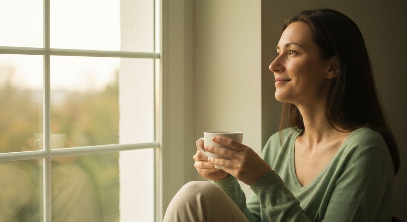 Person practicing self love after breakup through gentle self-compassion and emotional awareness