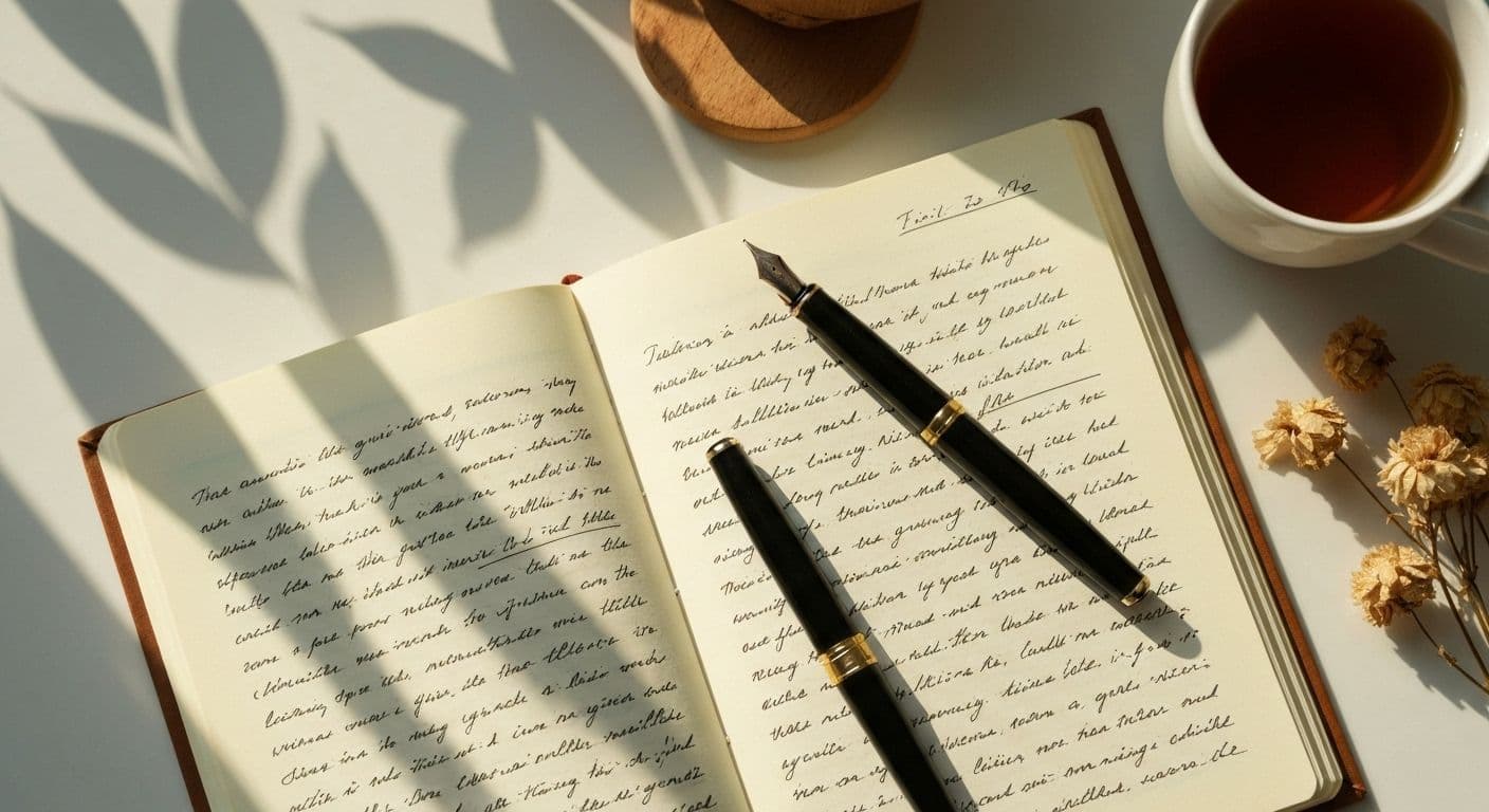 Person writing in the best grief journal with pen and paper for emotional healing and processing