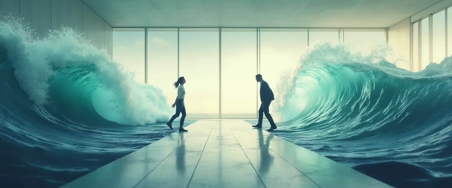 Professional using emotional intelligence resilience techniques during workplace conflict resolution