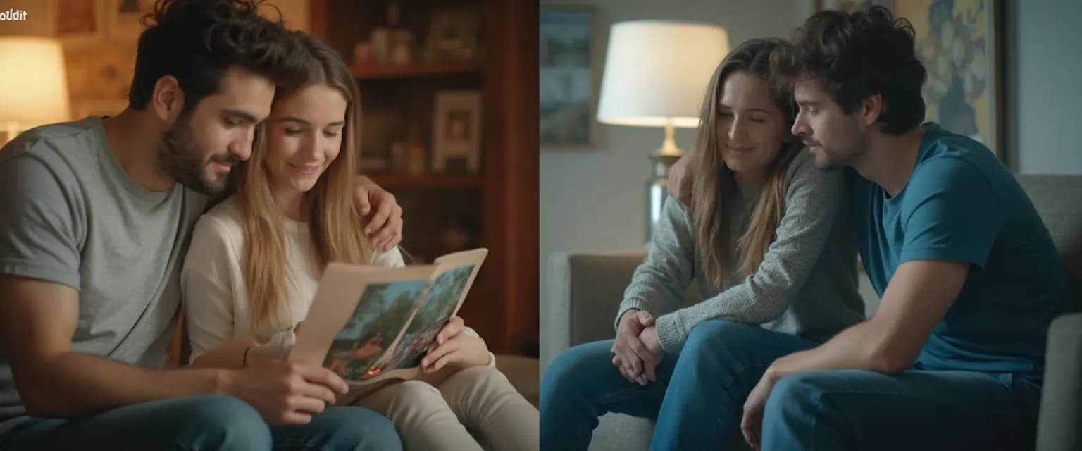 Couple considering getting back together after a breakup based on Reddit advice