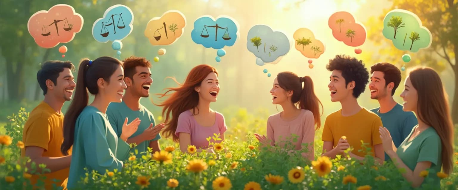 Person laughing while practicing healthy mindset techniques with humor