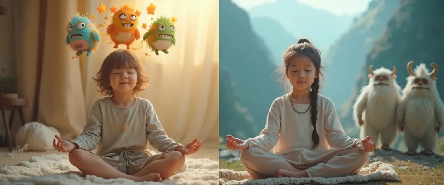 Comparison of Mind Yeti and Mindful Monsters meditation apps for children