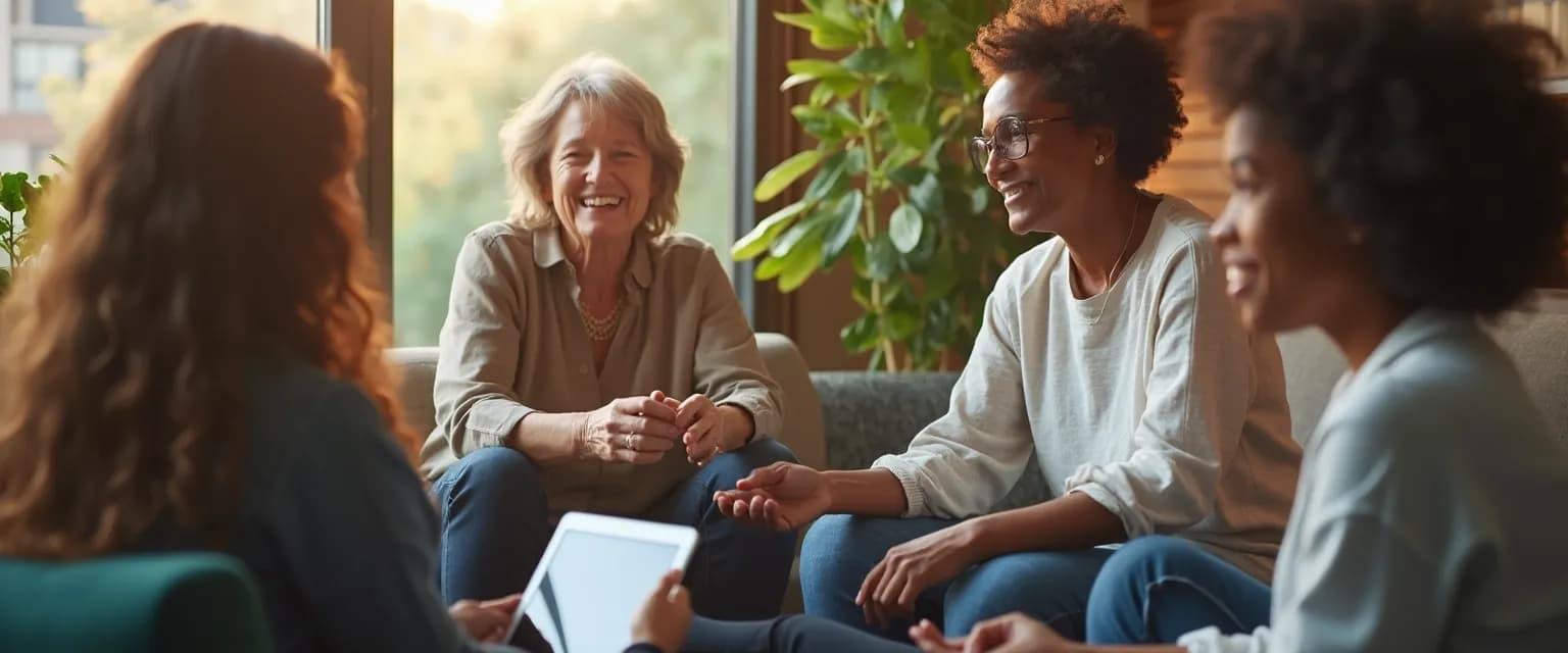 Eluna Network community members connecting through innovative support programs