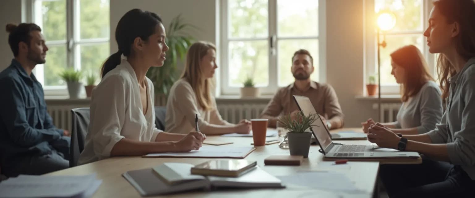 Professional practicing personal awareness examples to prevent workplace conflict