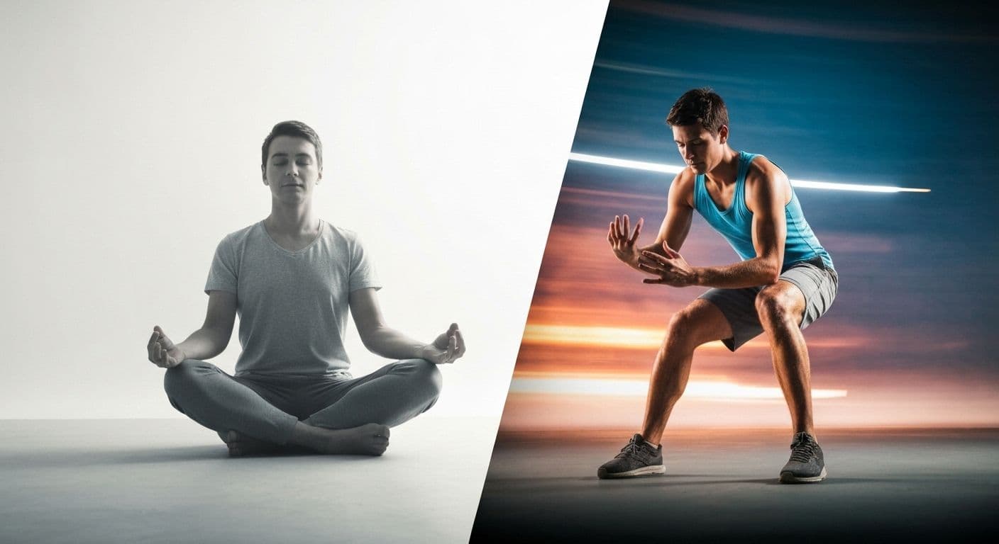 Person taking action to increase self awareness through deliberate behavior experiments