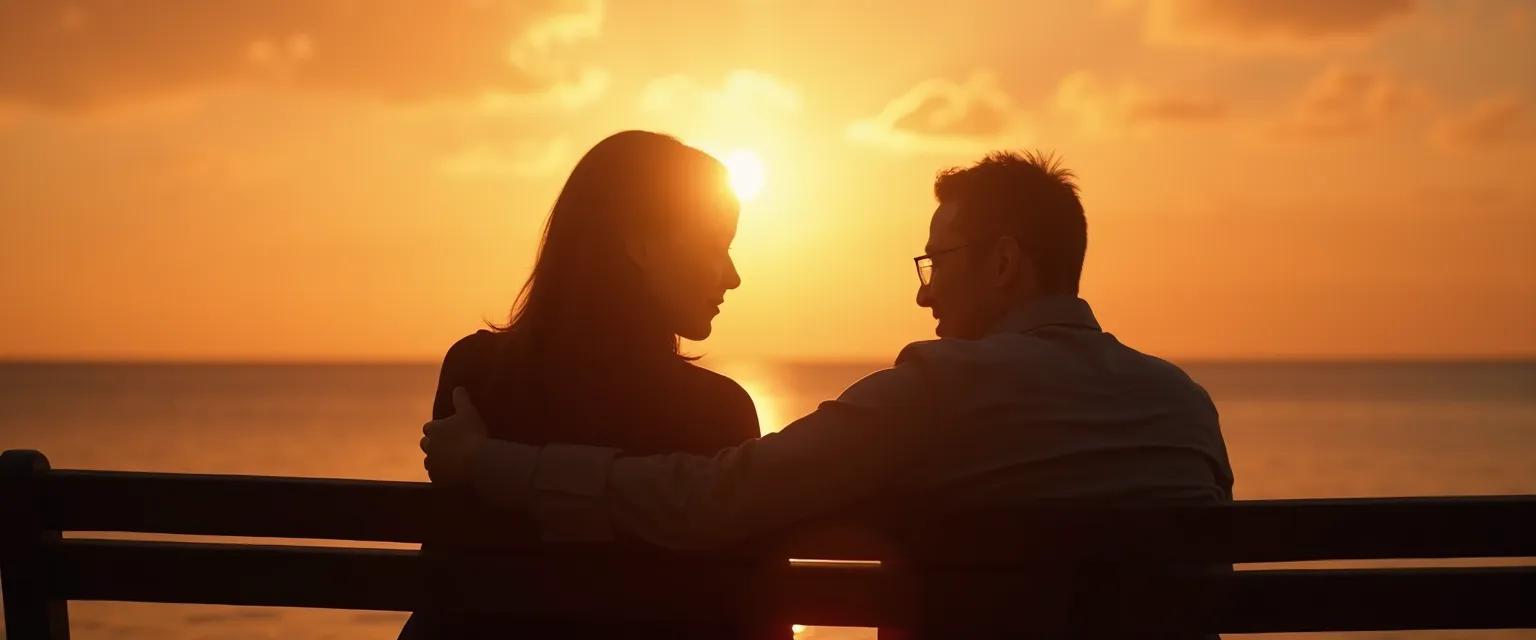 Two friends supporting each other through friendship grief with compassion and respect