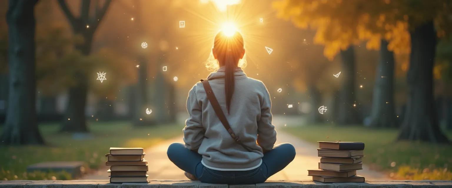 Teacher promoting self-awareness in the classroom with engaged students