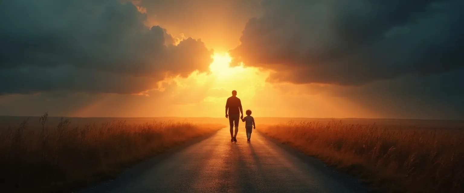 Single parent navigating the stages of heartbreak while caring for children