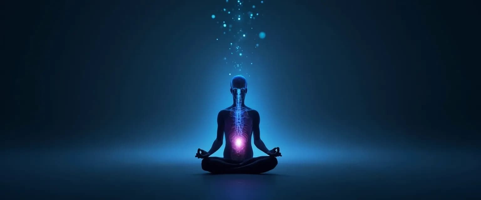 Woman practicing mind over matter psychology techniques for chronic pain relief