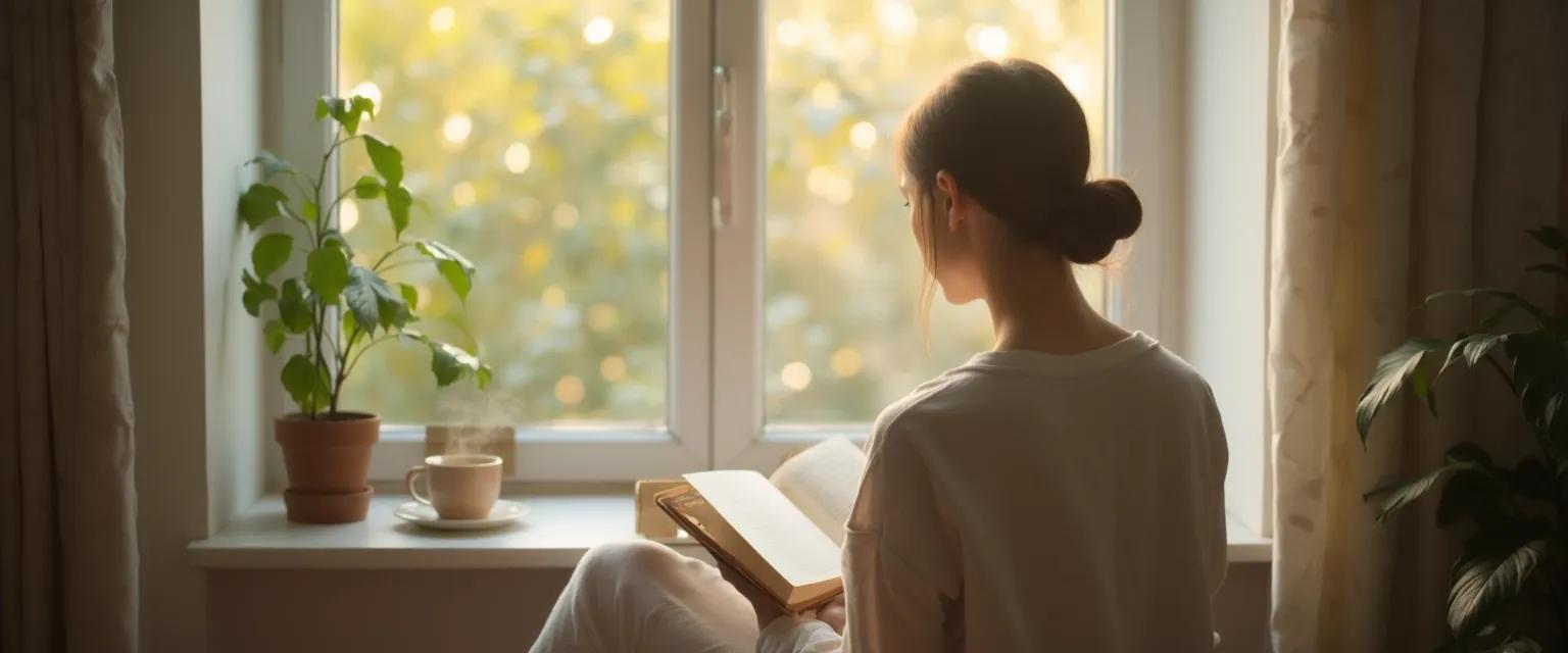 Introvert finding peace while surviving a breakup through meaningful solitude