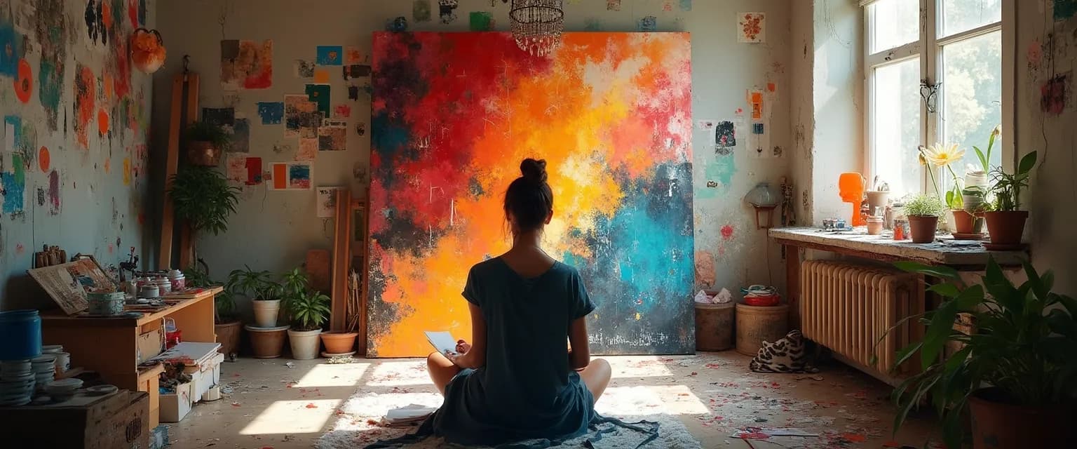 Person transforming my greatest heartbreak through artistic expression and creative healing