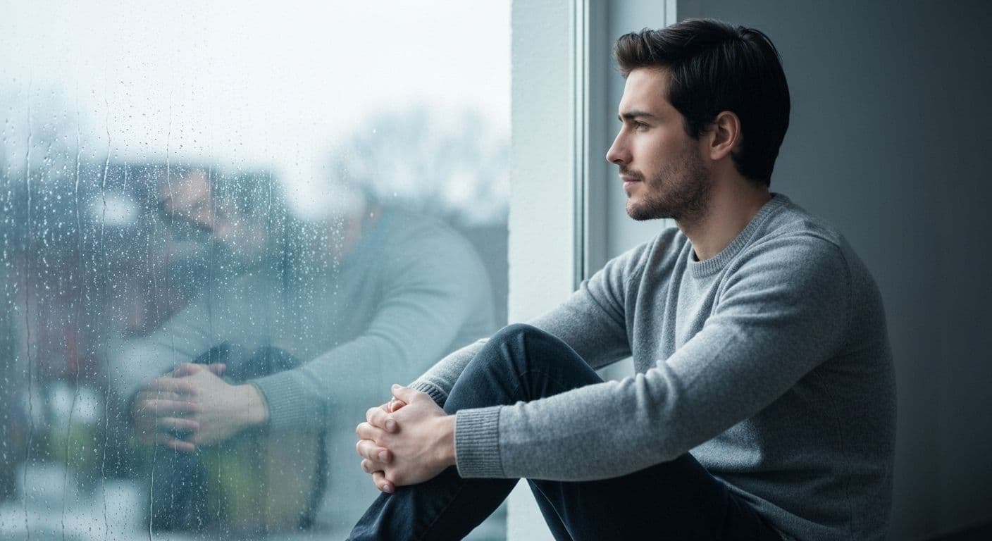 Person practicing acceptance heartbreak meditation for post-breakup emotional healing