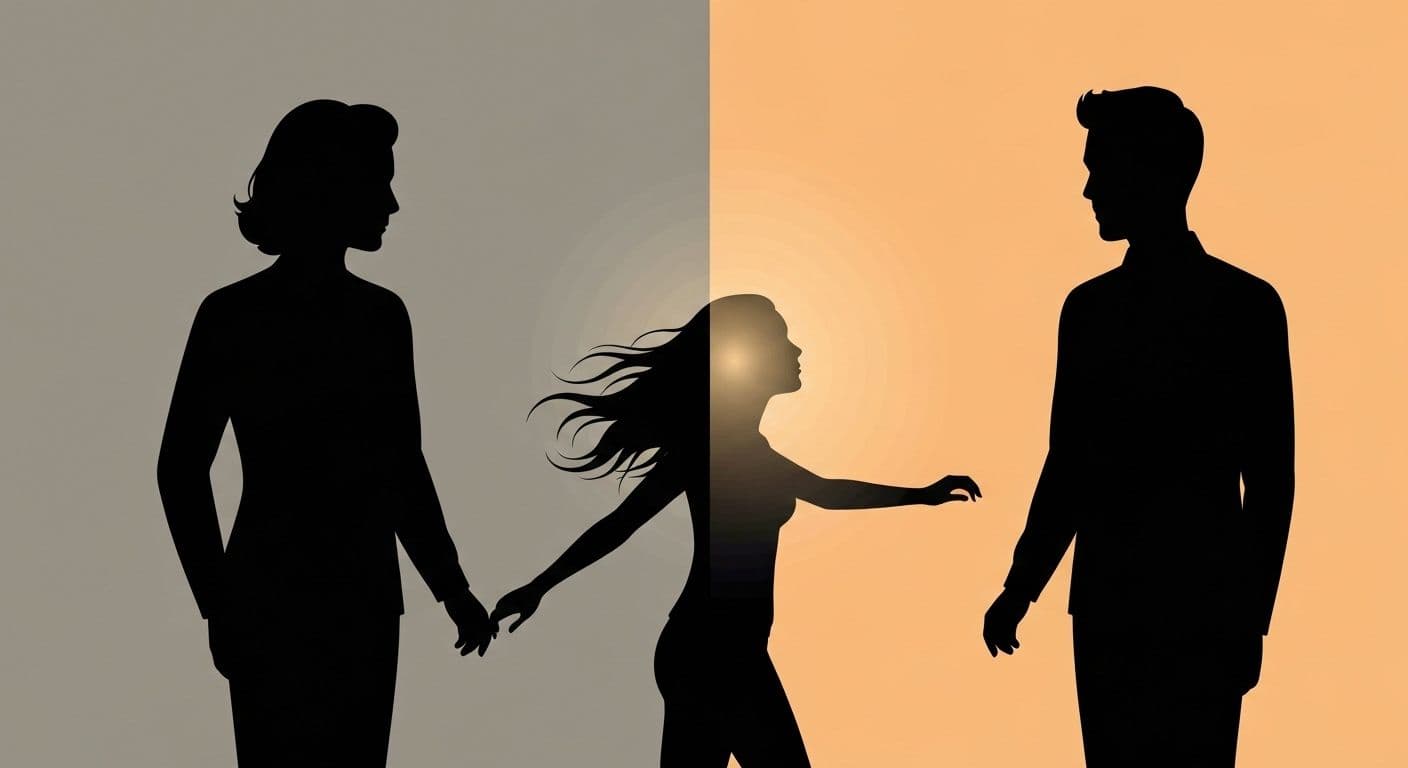 Person reflecting on self awareness in relationship patterns and choosing conscious responses