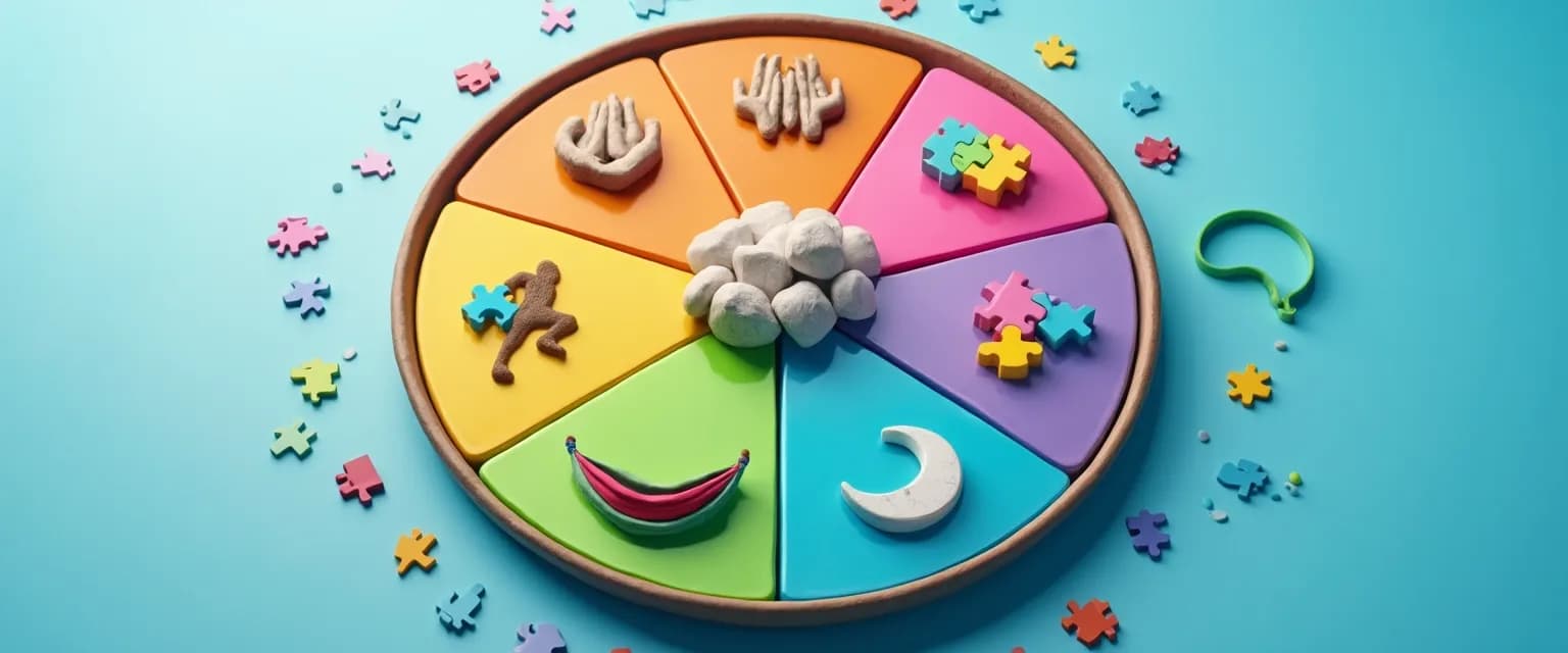 Personalized healthy mind platter with customized mental nutrition activities for emotional wellness