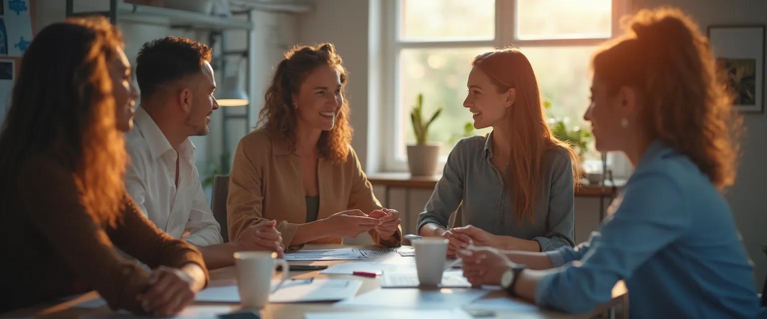 Professional using the science of emotional intelligence with 7 EQ boosters in workplace setting