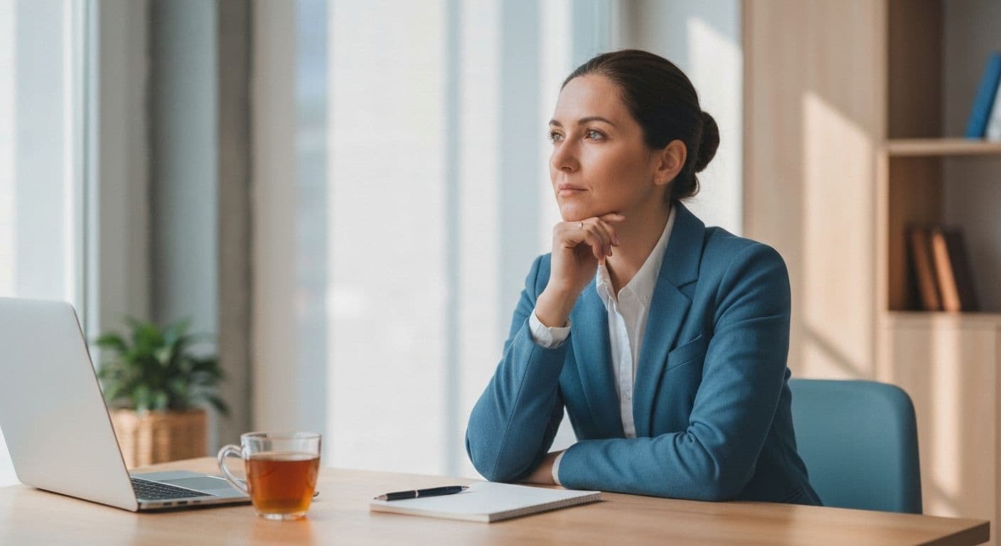 Social worker demonstrating examples of self awareness in social work during client session
