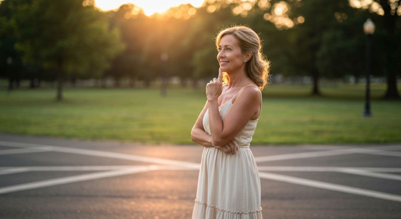 Person peacefully reflecting on finding love after heartbreak while enjoying solitude