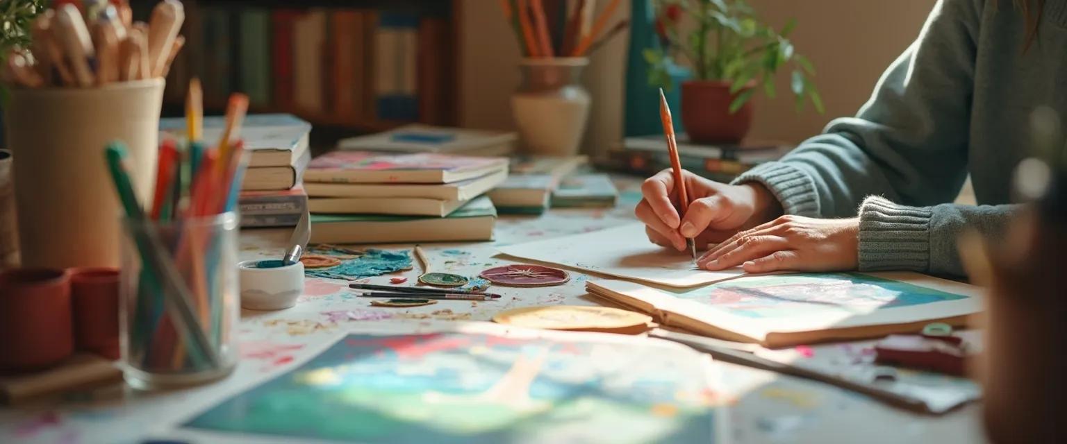 Art therapy resources from GriefShare bookstore including journals, coloring books and craft kits for grief healing