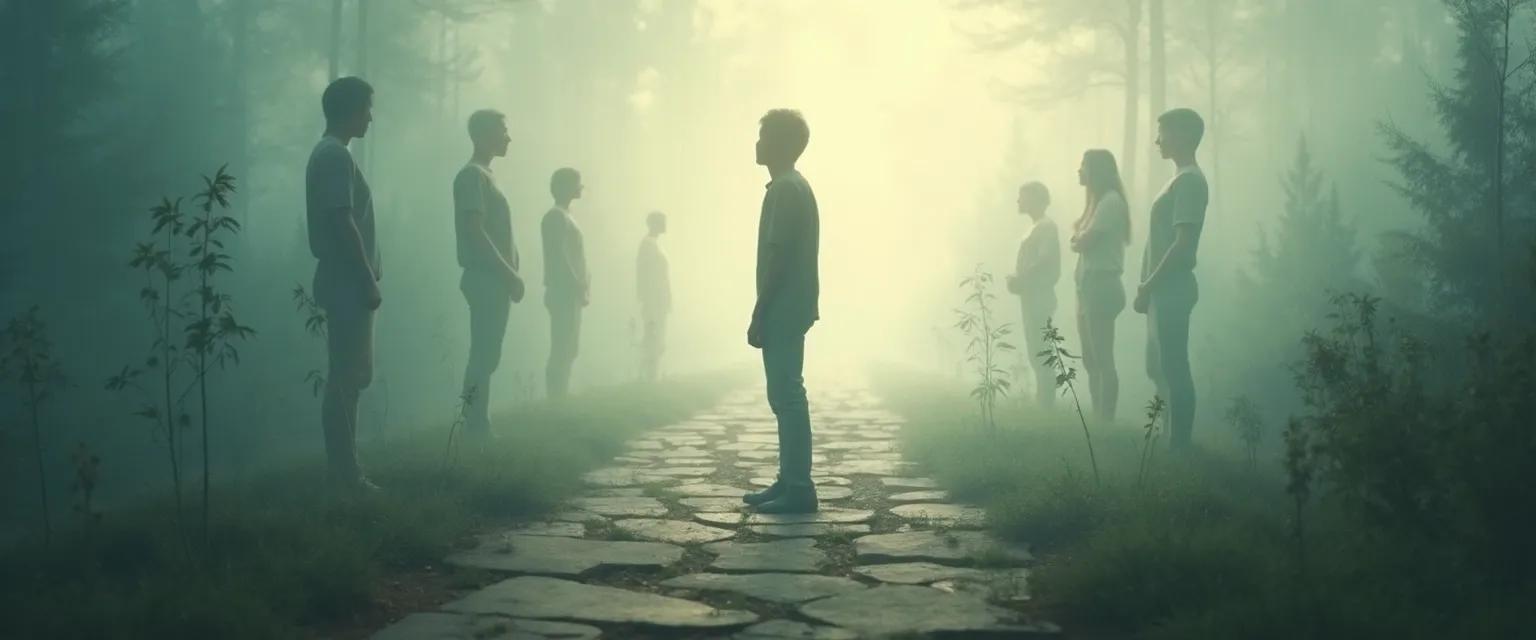 Diagram showing the 4 types of self-awareness and how they contribute to personal growth