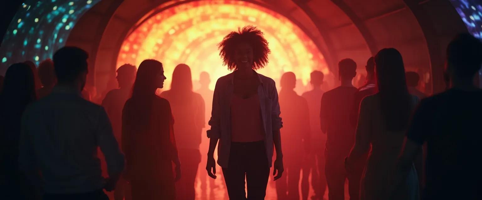 Person using social anxiety help tips to manage gathering anxiety, demonstrating effective anxiety management techniques