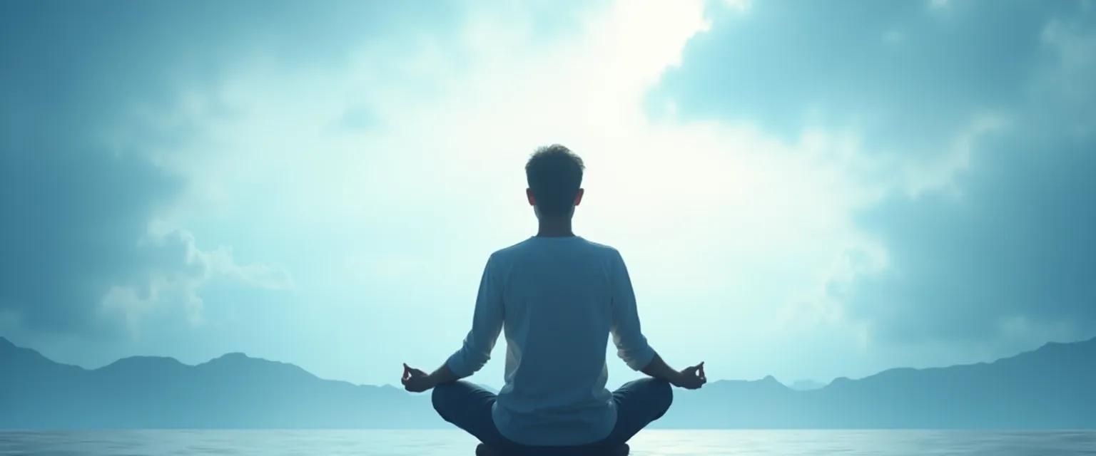 Person practicing 10-minute mindfulness exercise for anger management