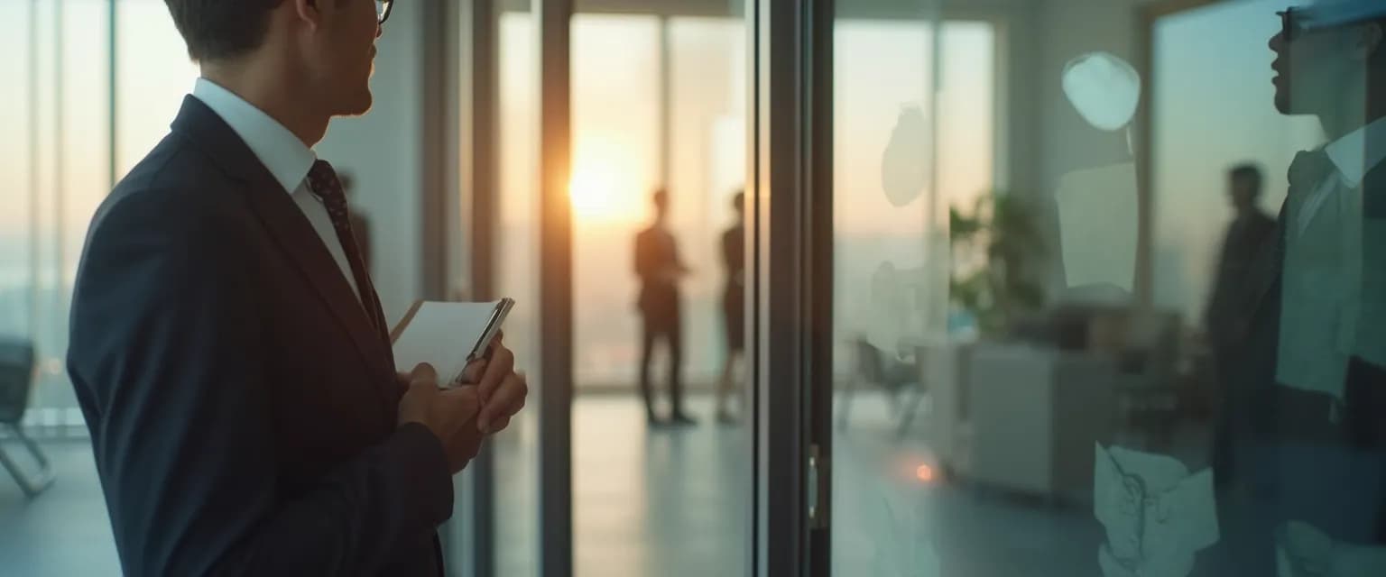 Leader practicing daily self-awareness reflection for authentic leadership development