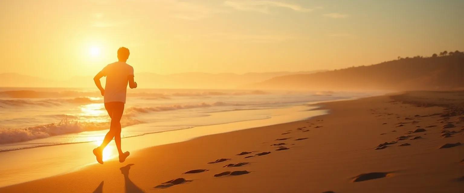 Person engaging in physical activity while accepting a breakup and processing emotions