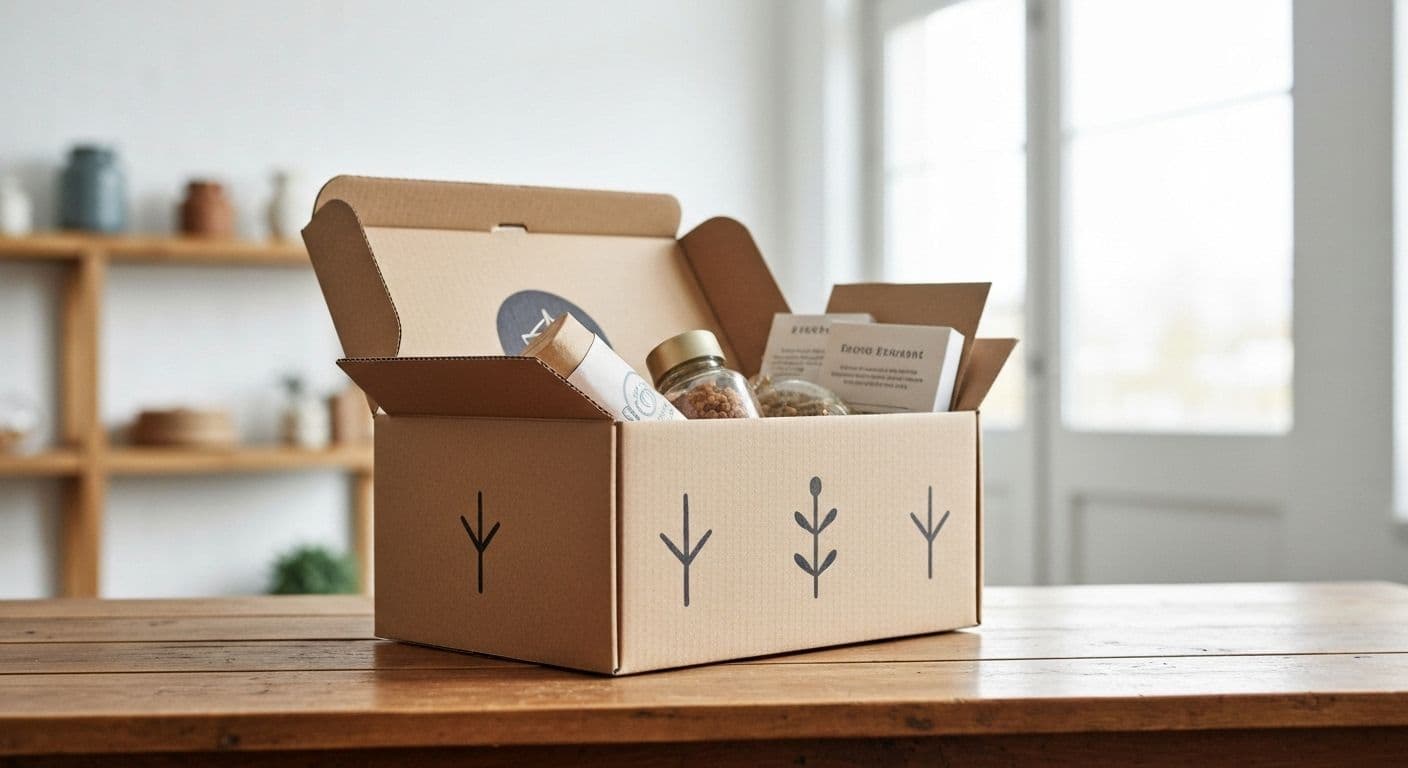 Thoughtful care package showing what to send someone grieving from a distance with comfort items and handwritten note