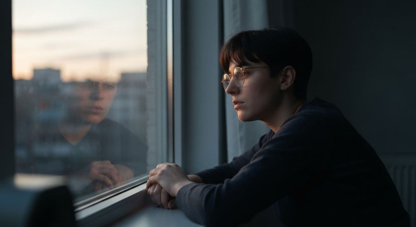 Person experiencing physical symptoms showing why we grieve through our bodies with chest tightness and tension